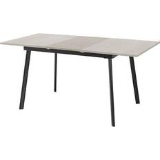 Oaks Tables SECONIQUE Avery Extending Concrete/Grey Oak Dining Table 80x160cm