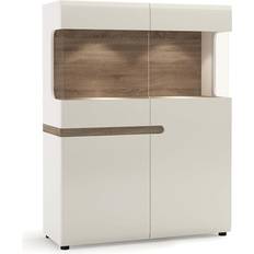 Furniture To Go Chelsea Low Display 109cm Glass Cabinet