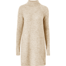 Pieces Ellen Kintted Dress - Beige Meleret