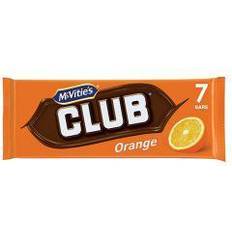 McVities Club Orange Biscuit Bars Pack of 7