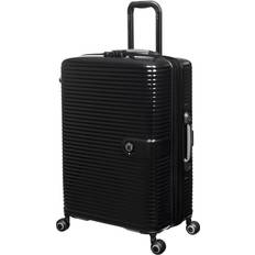 IT Luggage Black Suitcases IT Luggage Helixian Hard Rolling BLACK