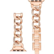 Anne Klein Fashion Chain Bracelet for Apple Watch, Secure, Adjustable, Apple Watch Replacement Band, Fits Most Wrists