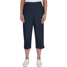 Alfred Dunner Women's Relaxed Denim Capri Denim