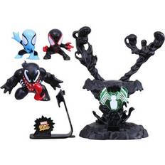 Hasbro Marvel Stunt Squad Spider-Man and Miles Morales vs. Venom Villain Knockdown Playset