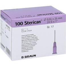 B. Braun Sterican Kanülen Luer-Lok 0,55x25mm Größe 17 lila