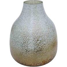 Ivyline Verre Round Gold Frosted Vase