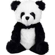 Lambs & Ivy Wild Life Black/White Plush Panda Bear Stuffed Animal Toy Lucky