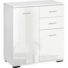 White Sideboards Homcom Modern High Gloss Sideboard