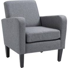 Homcom Modern Curved Armchair 74cm