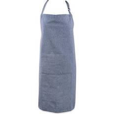 DII Imports Solid Chambray Chef Apron Blue