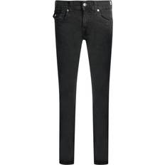 True Religion Men's Rocco Flap Relaxed Black Skinny Jeans