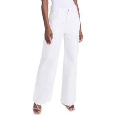 Agolde White Minka Jeans Milkshake White WAIST