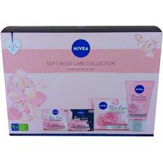 Nivea Soft Rose Care Body Pamper Set Day Cream, Night Cream, MU Remove, Wash