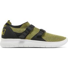 Polyester - Unisex Running Shoes Nike Air Sock Racer Ultra Flyknit - Yellow Strike/Black