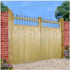 Hampton Wooden Tall Double Driveway Gate 2400