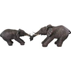 Geko Elephants Holding Trunks Christmas Tree Ornament