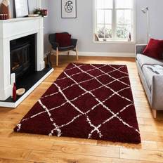 Think Rugs Scandi Berber G257 Red, White cm