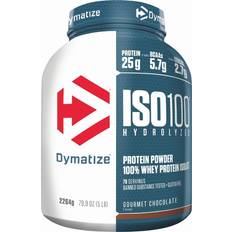 Whey Proteins Protein Powders Dymatize ISO 100 Hydrolyzed Whey Protein Isolate Gourmet Chocolate 2.26kg