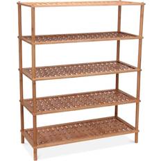 Green Shoe Racks Household Essentials 5-Tier Shoe Rack