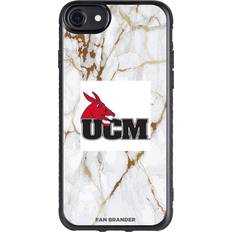 Fan Brander Black Central Missouri Mules iPhone Slim Marble Design Case