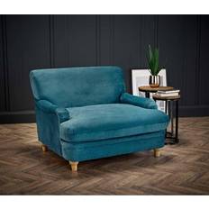 Blue Armchairs LPD Furniture Plumpton Armchair