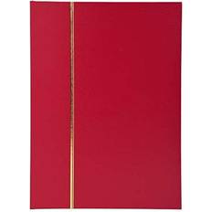 Red Scrapbooking Exacompta Medium Classic Stamp Album, 32 Pages Red