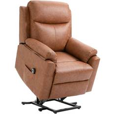 Brown Armchairs Homcom Power Lift Armchair