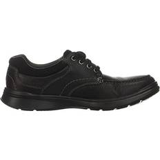 40 - Men Oxford Clarks Cotrell Edge - Black Oily Lea