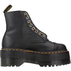 Lace Boots Dr. Martens Sinclair Max Pisa Leather Platform - Black