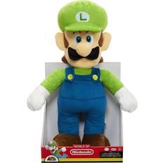 JAKKS Pacific World of Nintendo Super Mario Jumbo Luigi Plush