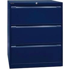 Blue Suspension File Trolleys Bisley DF3 Hängeregistraturschrank oxfordblau 3 Schubladen