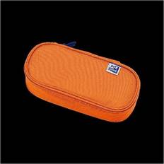 Oxford Etui, Schlamper-Etui, Polyester, oval, orange