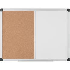 Beige Presentation Boards Bi-Office Whiteboard-Pinnwand MAYA KOMBI