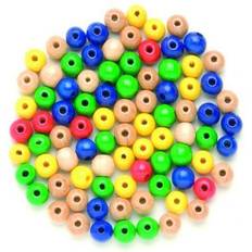 Glorex Holzperle bunt-mix 8 mm