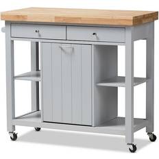 Baxton Studio Interiors Trolley Table