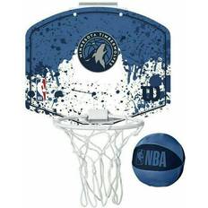 White Basketball Hoops Wilson Minesota Timberwolves Team Mini Hoop