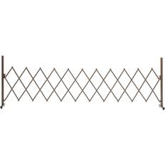OutSunny Screenings OutSunny Aluminum Alloy Foldable Expanding Trellis Fence