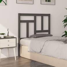 vidaXL grey, 80.5 Pine Bed Headboard