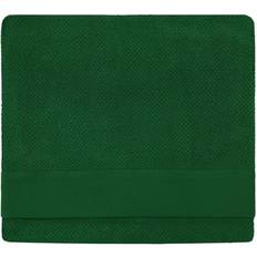 Furn Textured Weave Oxford Panel Bath Towel Green