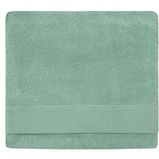 Furn Textured Weave Oxford Panel Bath Towel Green, Grey