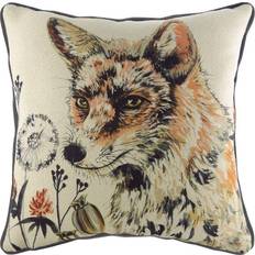 Lichfield Elwood Fox Cushion Complete Decoration Pillows Natural, Multicolour