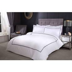 Emma Barclay Mayfair Embroidered Duvet Cover Beige, Grey