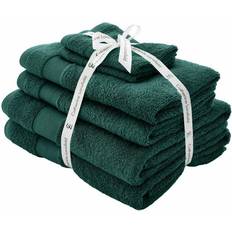 Catherine Lansfield Anti-Bacterial Guest Towel Green (127x70cm)
