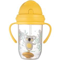 Canpol Babies Exotic Animals Cup With Straw Cup with straw Yellow 270 ml