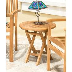 Teak Outdoor Side Tables Garden & Outdoor Furniture Evergreen Plow & Hearth Small Outdoor Side Table