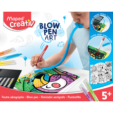 Maped Colour in Templates & Stencils with Blow Pen Art Kit