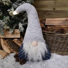 Samuel Alexander Festive Christmas Light Up Lit Sitting Christmas Gonk Hat Figurine