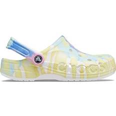 Men - Multicoloured Clogs Crocs Baya Tie-Dye Clog - White Multi