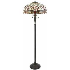 Loops 1.5m Tiffany Twin Floor Lamp