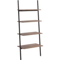 Brown Step Shelves vidaXL 4-Tier Leaning Step Shelf 150.5cm